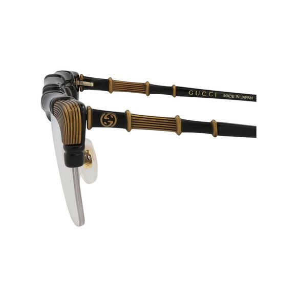 Gucci Cat Eye-Frame Injection Optical Frames Black Womens - Picture 4 of 6